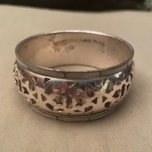 Metal and Mother of Pearl Bangle